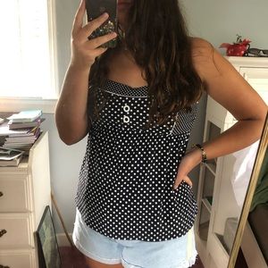 🌞Polka dot tankini top